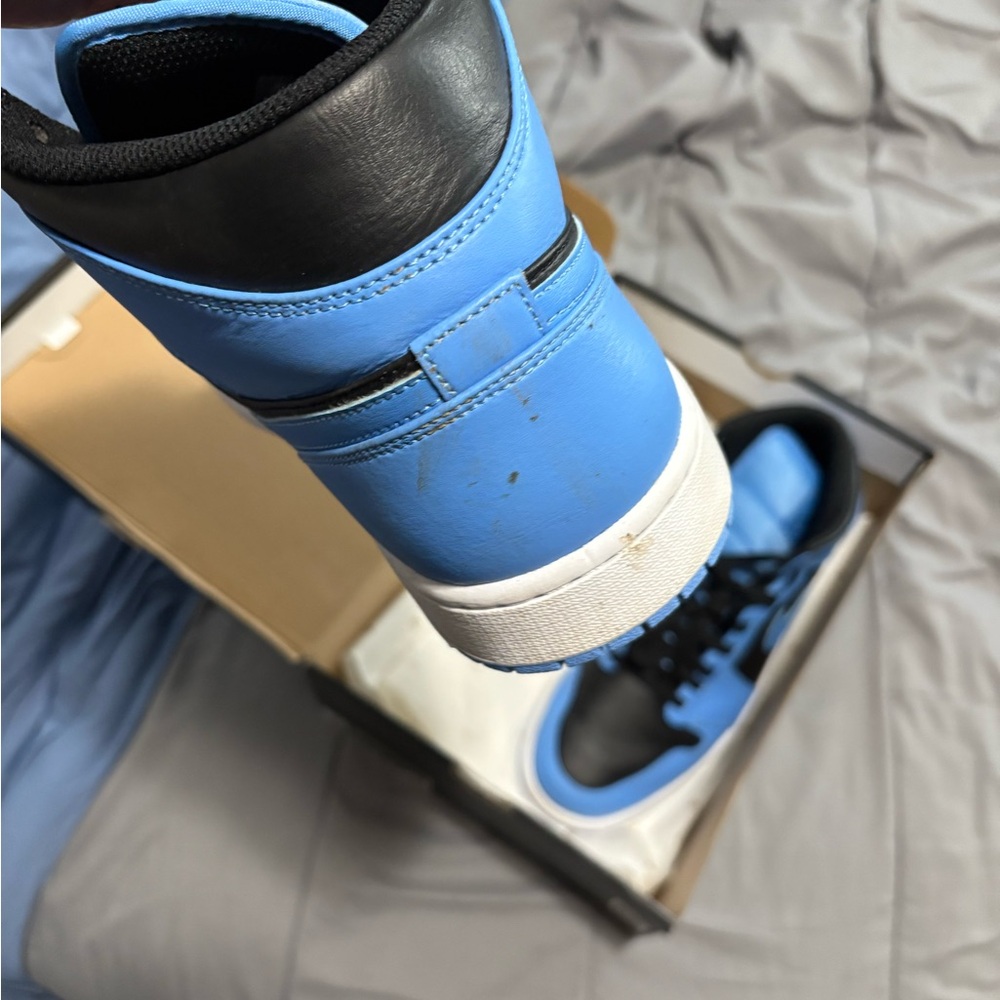 Air Jordan 1   High top size 13 mid toe black with box - Picture 3 of 13